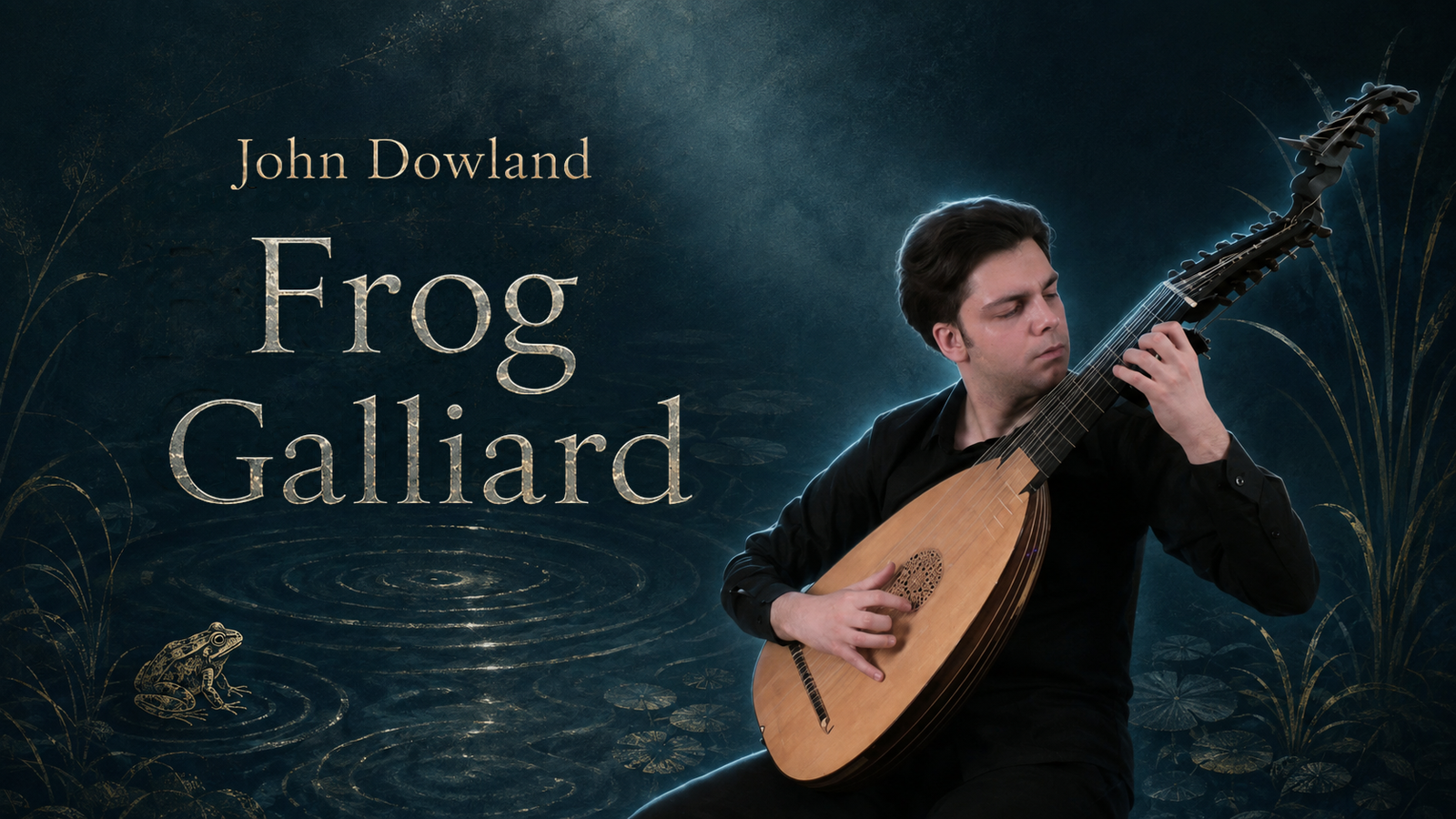Recording cover: John Dowland — Frog Galliard; Stefan Jasiniefta