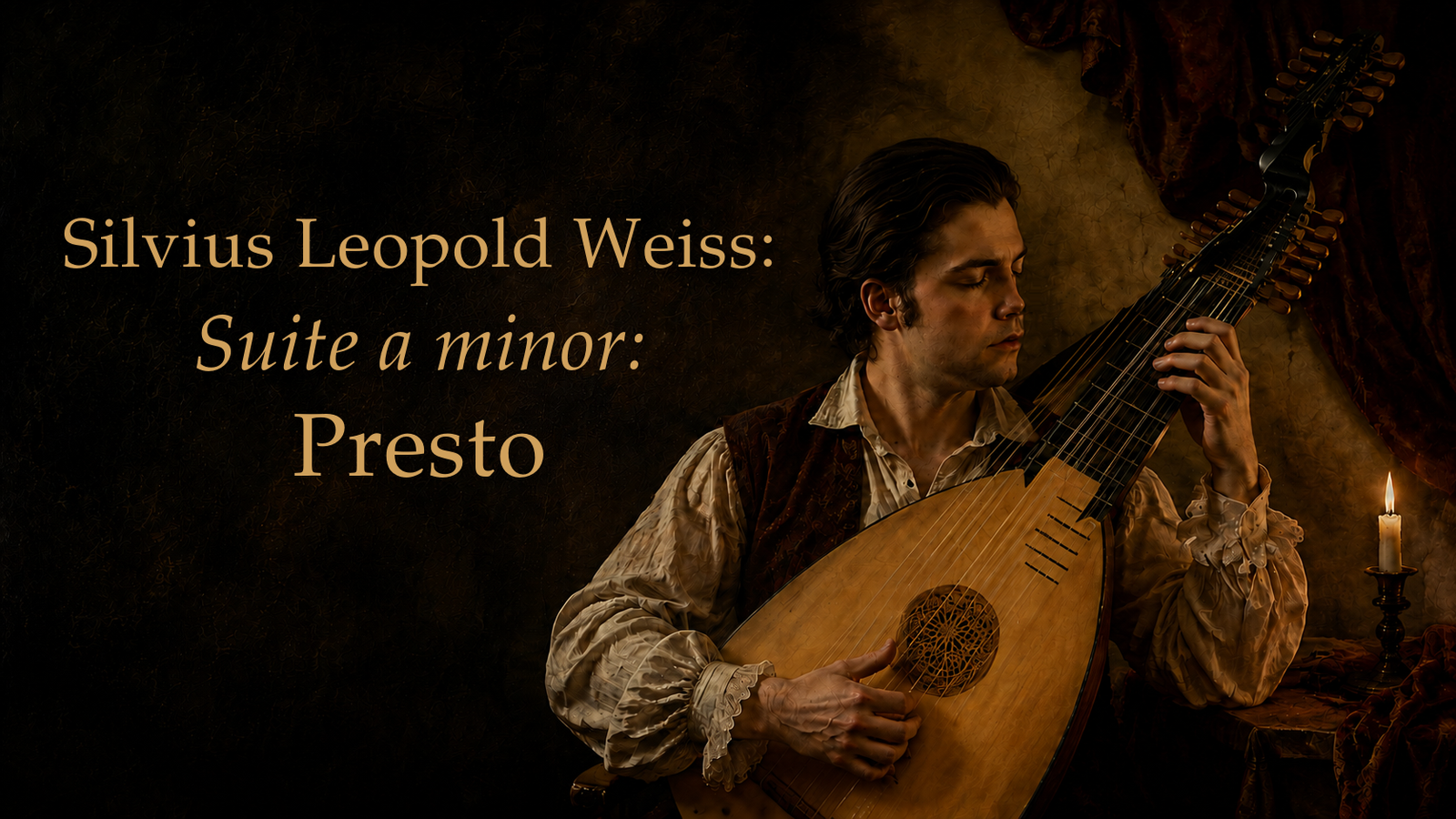Recording cover: Silvius Leopold Weiss — Presto; Stefan Jasiniefta