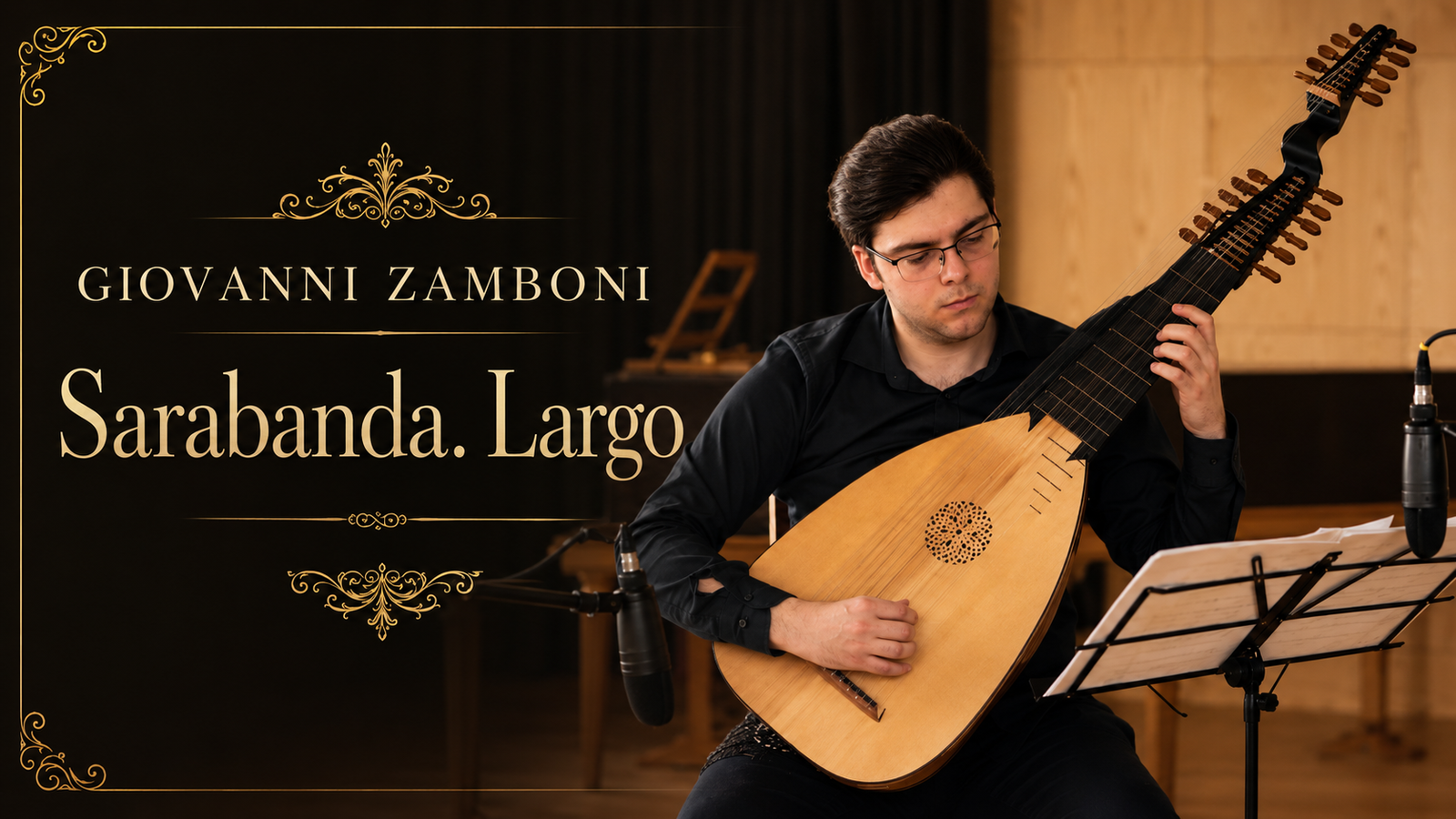 Recording cover: Giovanni Zamboni — Sarabanda. Largo; Stefan Jasiniefta
